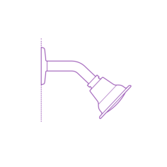 Fixtures Shower Heads Moen Spray Head Standard 3.5 Inch Sketch Svg Vector, Free Vectors File